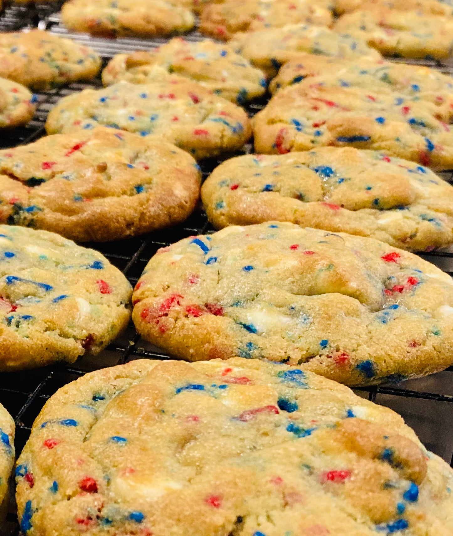 Bucket of Cup O'Merica Cookies