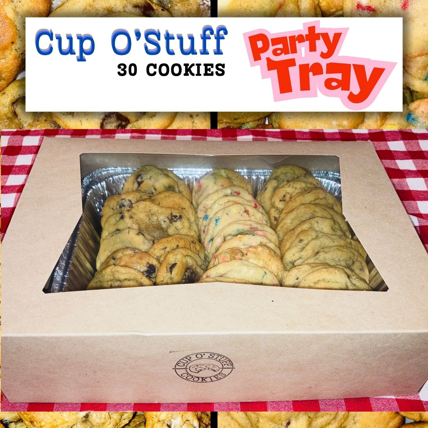 Party Tray: 30 Cookies (Choose Your Mix)