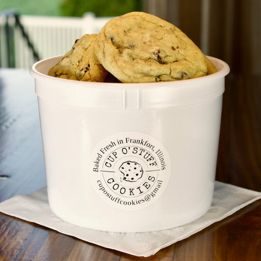 Bucket of Cup O' Stuff Classic Chocolate Chip Cookies